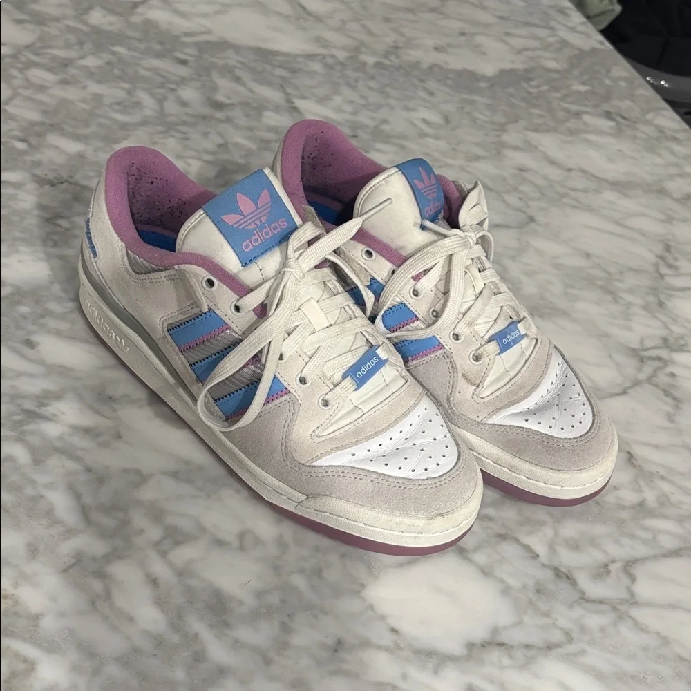 Adidas Pink and Blue forum ADV, size 9M, NO BOX